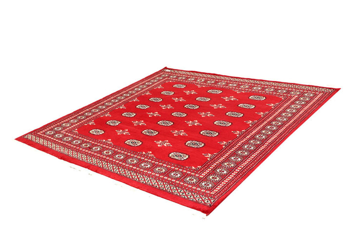 Red Bokhara 6' 5 x 6' 9 - No. 60815 - ALRUG Rug Store