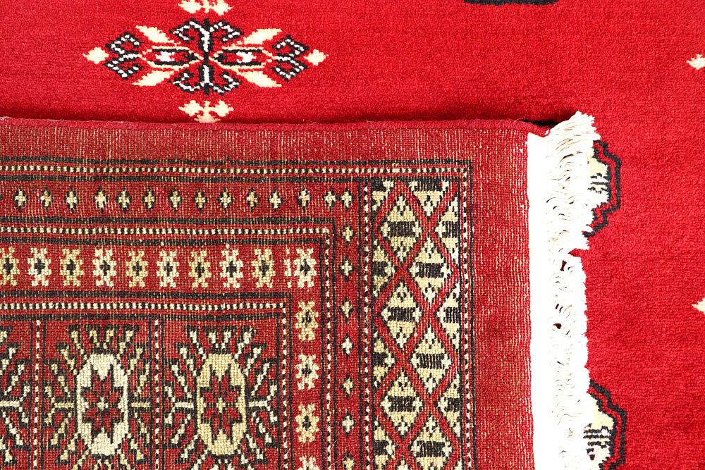 Red Bokhara 6' 5 x 6' 9 - No. 60815 - ALRUG Rug Store