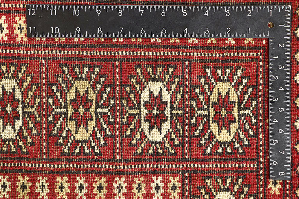 Red Bokhara 6' 5 x 6' 9 - No. 60815 - ALRUG Rug Store