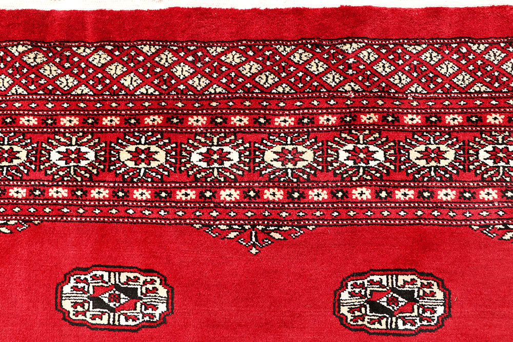 Red Bokhara 6' 8 x 6' 9 - No. 60816 - ALRUG Rug Store