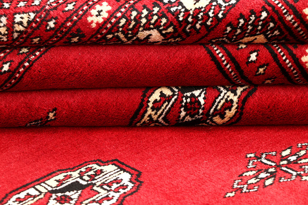 Red Bokhara 6' 8 x 6' 9 - No. 60816 - ALRUG Rug Store