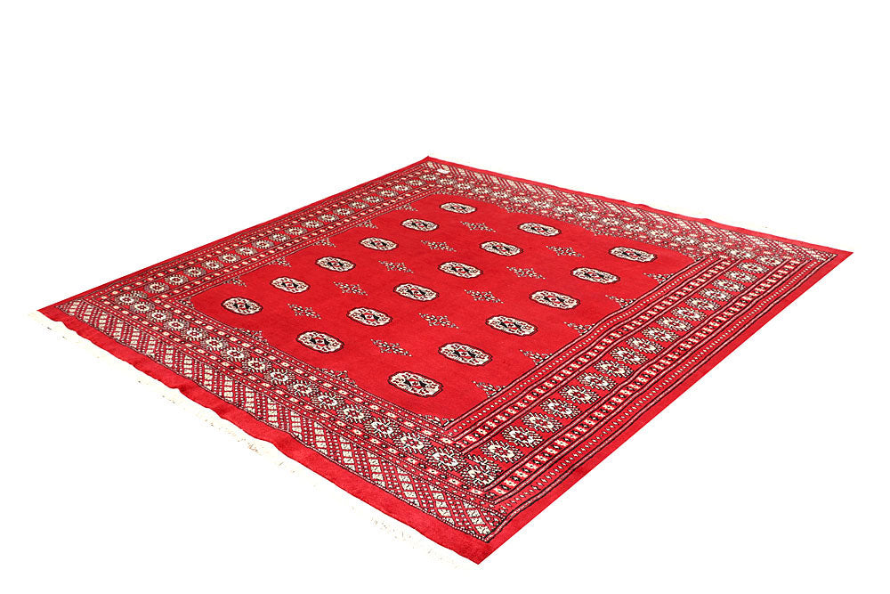 Red Bokhara 6' 8 x 6' 9 - No. 60816 - ALRUG Rug Store