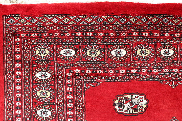 Red Bokhara 6' 11 x 7' 2 - No. 60817 - ALRUG Rug Store