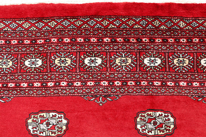 Red Bokhara 6' 11 x 7' 2 - No. 60817 - ALRUG Rug Store