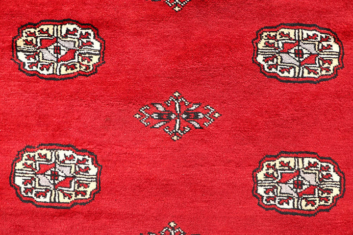 Red Bokhara 6' 11 x 7' 2 - No. 60817 - ALRUG Rug Store
