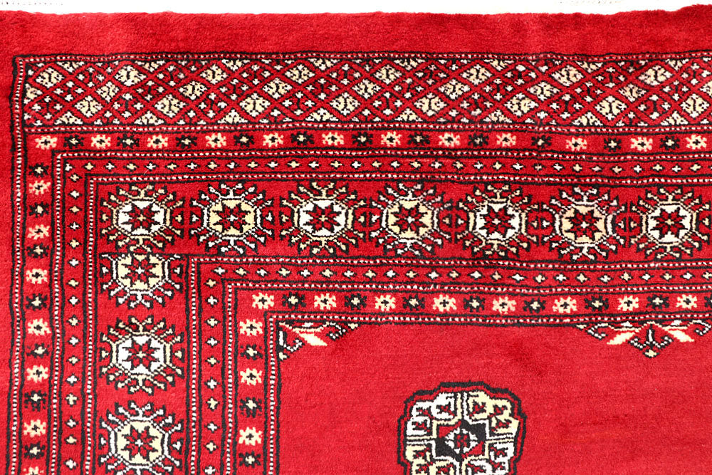 Red Bokhara 6' 7 x 6' 9 - No. 60818 - ALRUG Rug Store