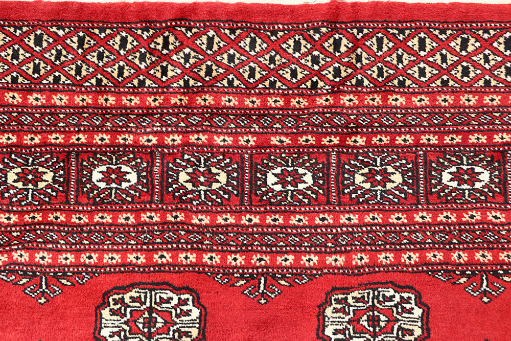 Red Bokhara 6' 8 x 6' 4 - No. 60819 - ALRUG Rug Store