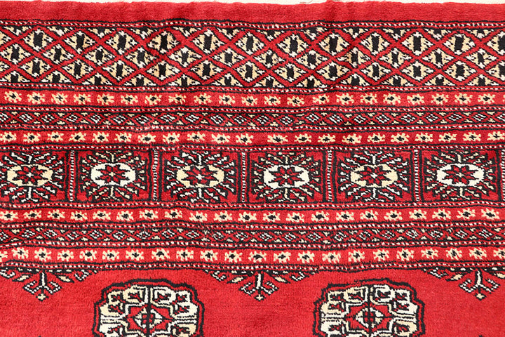 Red Bokhara 6' 8 x 6' 4 - No. 60819 - ALRUG Rug Store