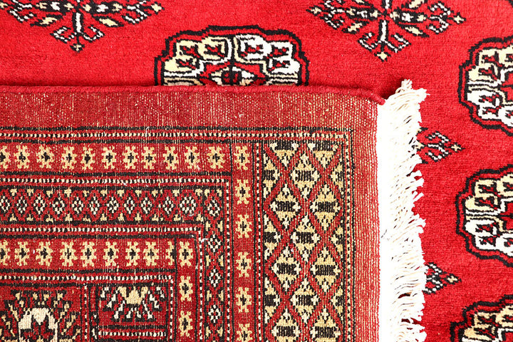Red Bokhara 6' 8 x 6' 4 - No. 60819 - ALRUG Rug Store