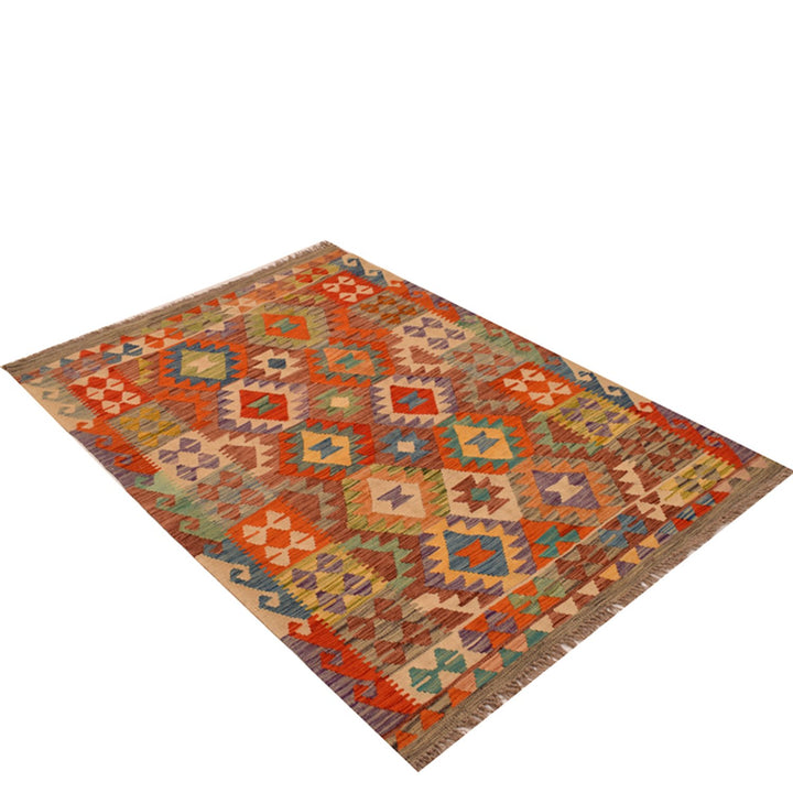 Vegetable Kilim 4' x 5' 7 (ft) - No. AL51415 - ALRUG Rug Store