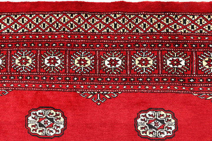 Red Bokhara 6' 9 x 6' 11 - No. 60822 - ALRUG Rug Store