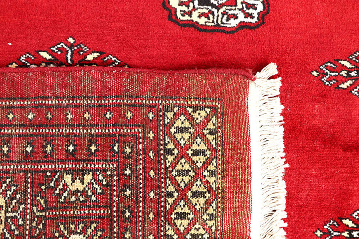 Red Bokhara 6' 9 x 6' 11 - No. 60822 - ALRUG Rug Store