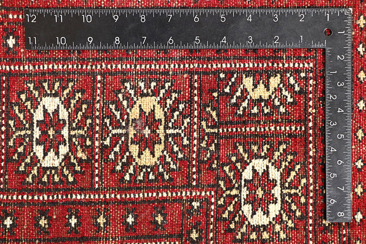 Red Bokhara 6' 9 x 6' 11 - No. 60822 - ALRUG Rug Store