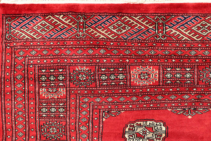 Red Bokhara 6' 8 x 7' - No. 60823 - ALRUG Rug Store