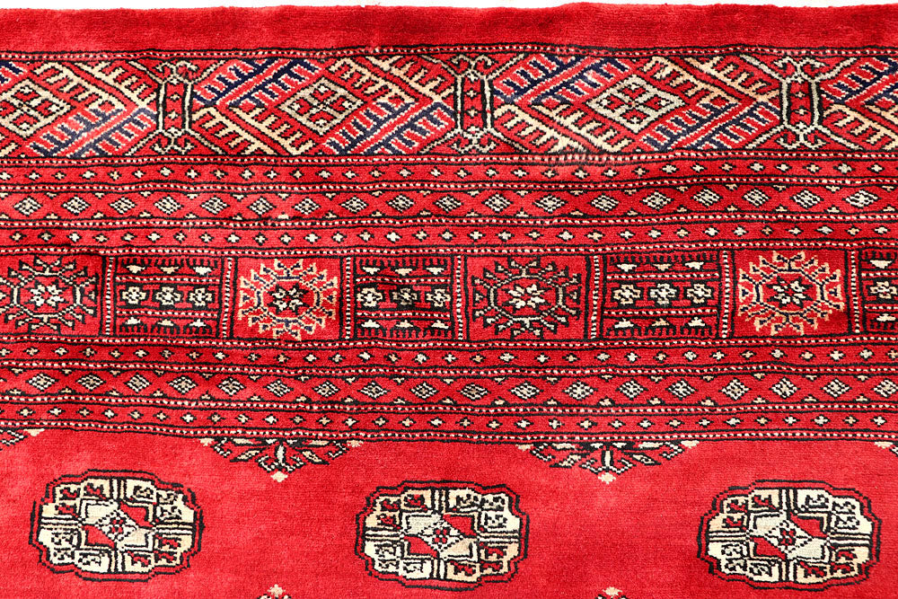 Red Bokhara 6' 8 x 7' - No. 60823 - ALRUG Rug Store