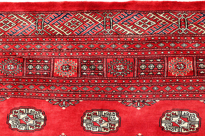 Red Bokhara 6' 8 x 7' - No. 60823 - ALRUG Rug Store