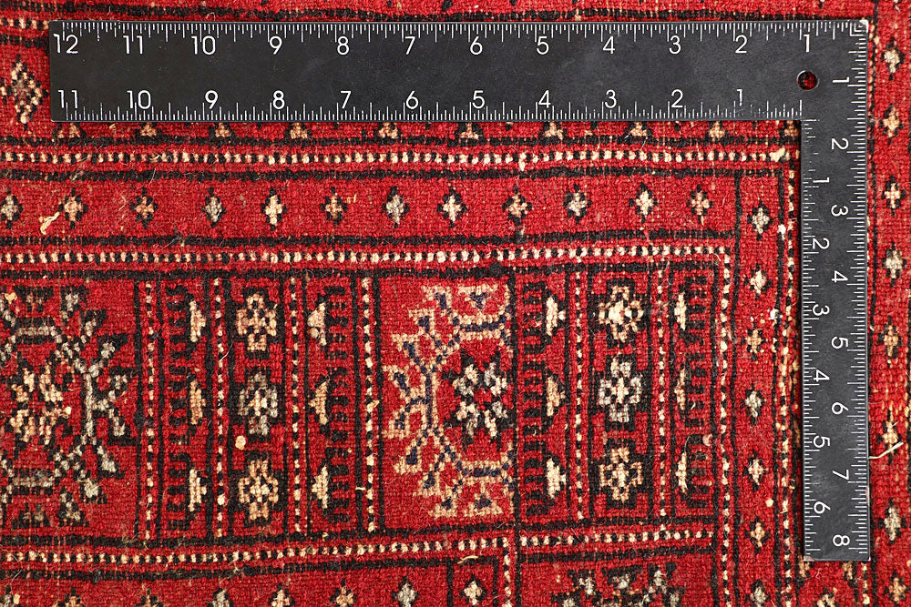 Red Bokhara 6' 8 x 7' - No. 60823 - ALRUG Rug Store