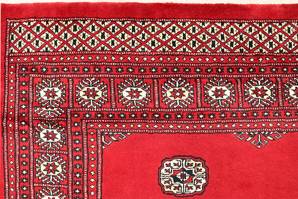 Red Bokhara 6' 9 x 7' 3 - No. 60825 - ALRUG Rug Store