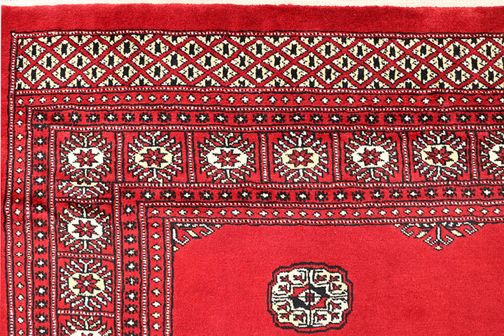 Red Bokhara 6' 9 x 7' 3 - No. 60825 - ALRUG Rug Store