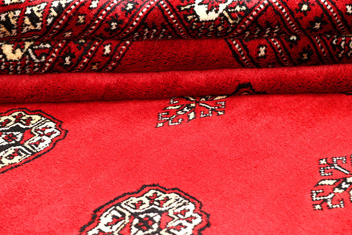 Red Bokhara 6' 9 x 7' 3 - No. 60825 - ALRUG Rug Store