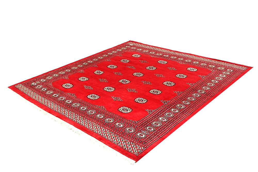 Red Bokhara 6' 9 x 7' 3 - No. 60825 - ALRUG Rug Store