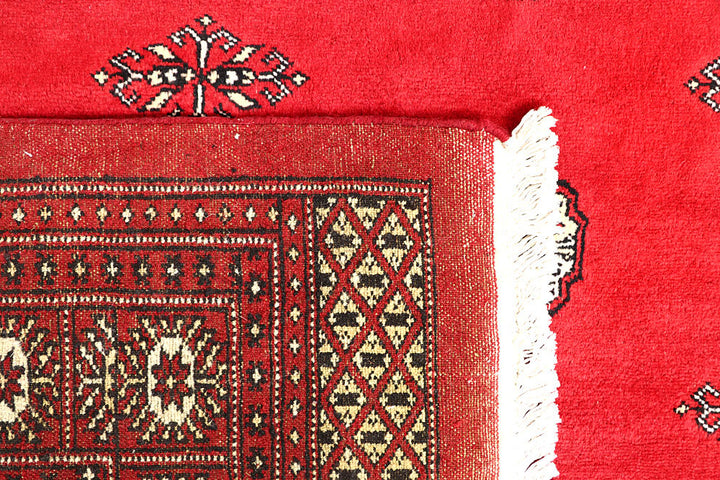 Red Bokhara 6' 9 x 7' 3 - No. 60825 - ALRUG Rug Store