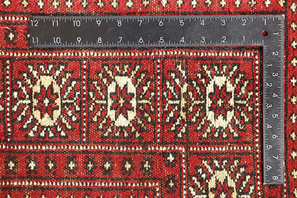 Red Bokhara 6' 9 x 7' 3 - No. 60825 - ALRUG Rug Store