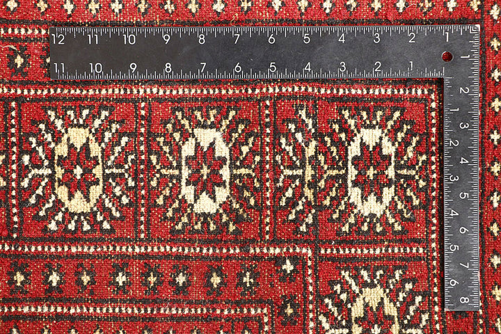 Red Bokhara 6' 9 x 7' 3 - No. 60825 - ALRUG Rug Store