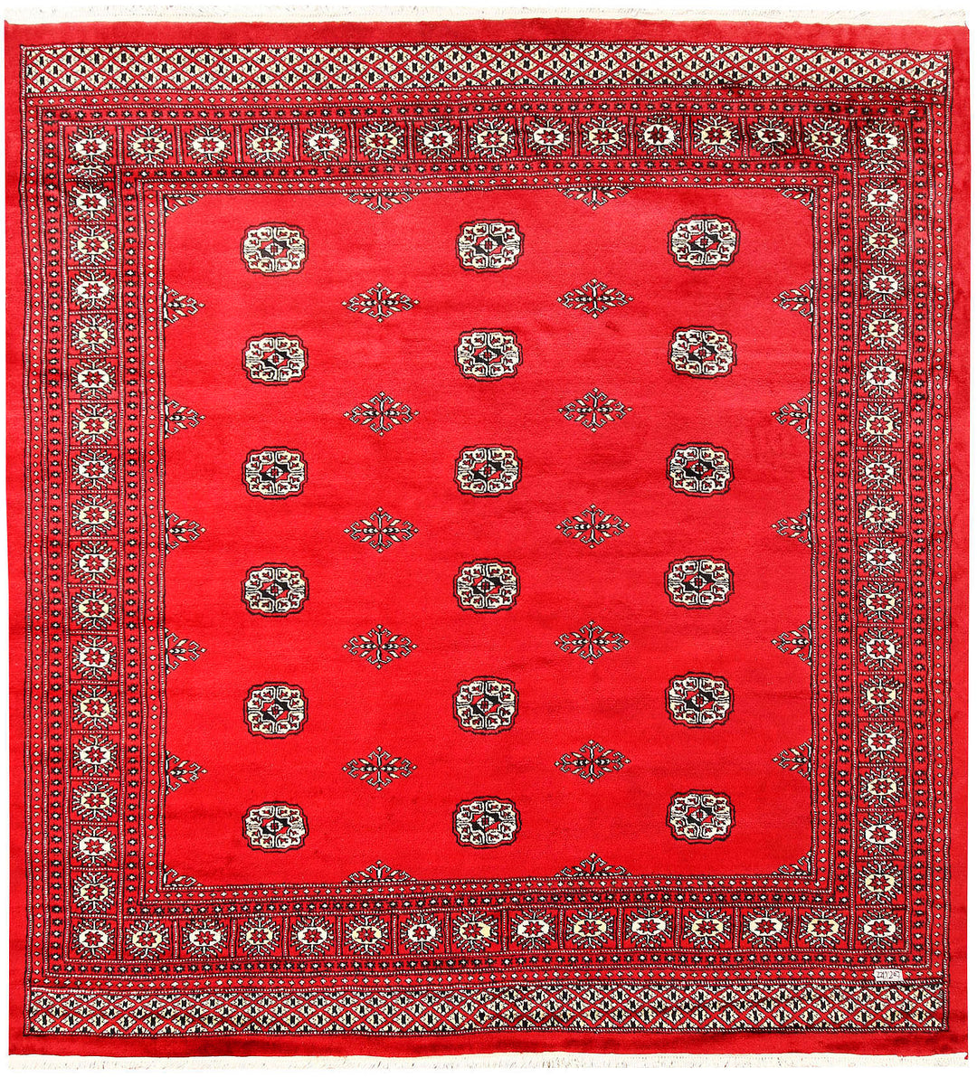 Red Bokhara 6' 9 x 7' 3 - No. 60825 - ALRUG Rug Store