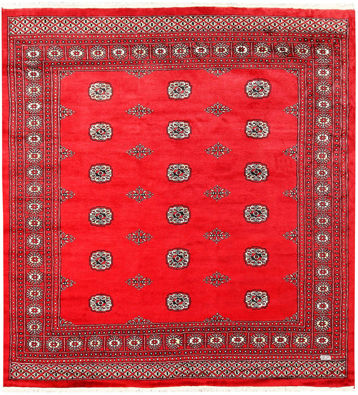 Red Bokhara 6' 9 x 7' 3 - No. 60825 - ALRUG Rug Store