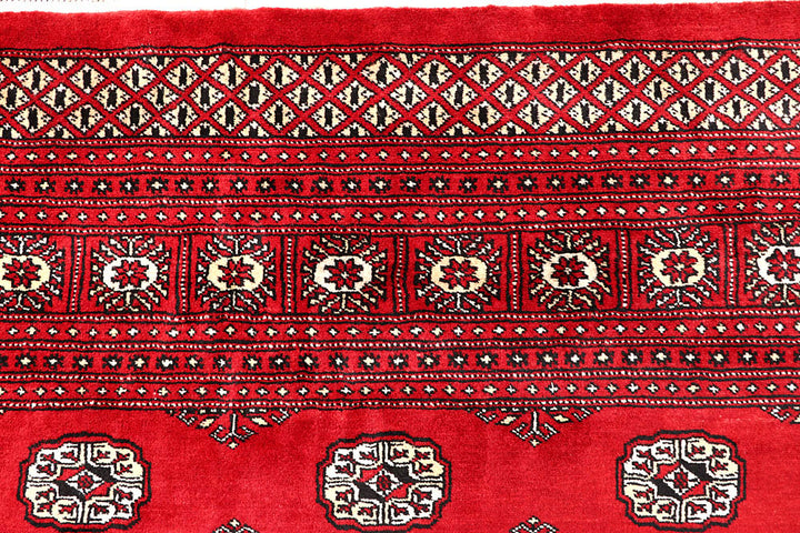 Red Bokhara 6' 8 x 6' 10 - No. 60826 - ALRUG Rug Store