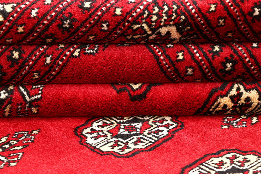 Red Bokhara 6' 8 x 6' 10 - No. 60826 - ALRUG Rug Store