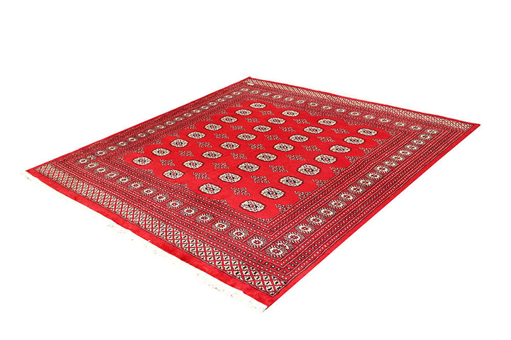 Red Bokhara 6' 8 x 6' 10 - No. 60826 - ALRUG Rug Store