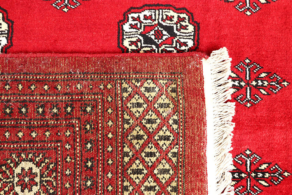 Red Bokhara 6' 8 x 6' 10 - No. 60826 - ALRUG Rug Store