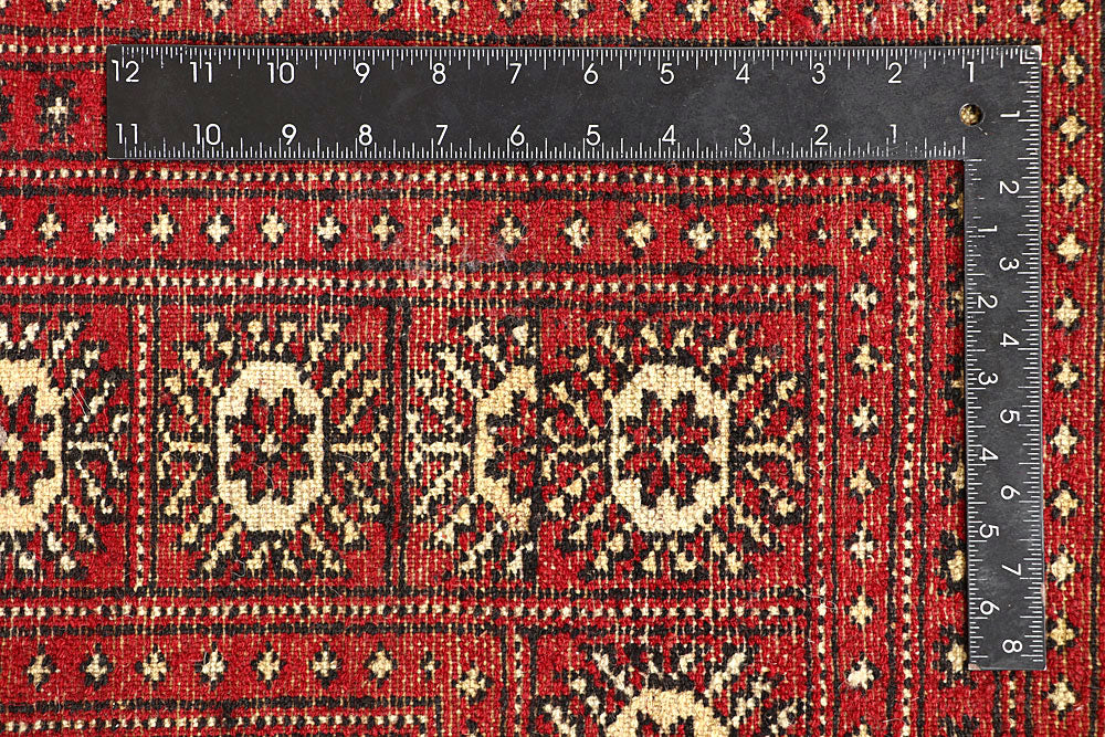 Red Bokhara 6' 8 x 6' 10 - No. 60826 - ALRUG Rug Store