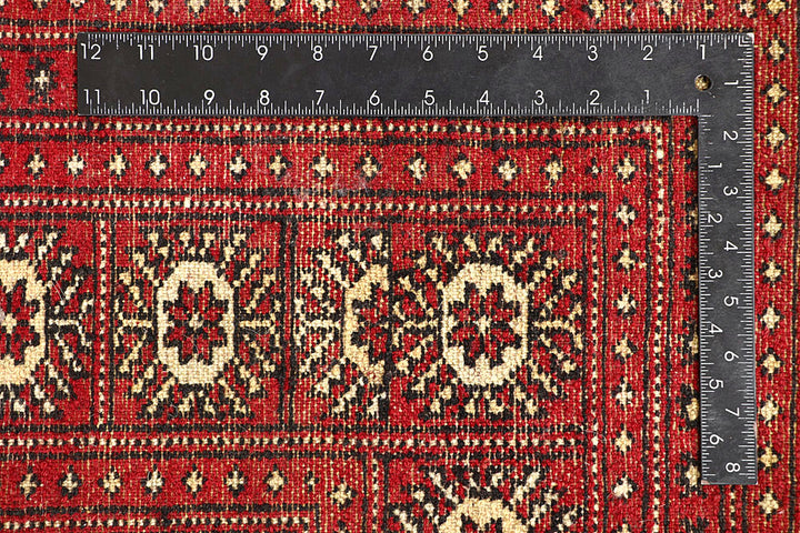 Red Bokhara 6' 8 x 6' 10 - No. 60826 - ALRUG Rug Store