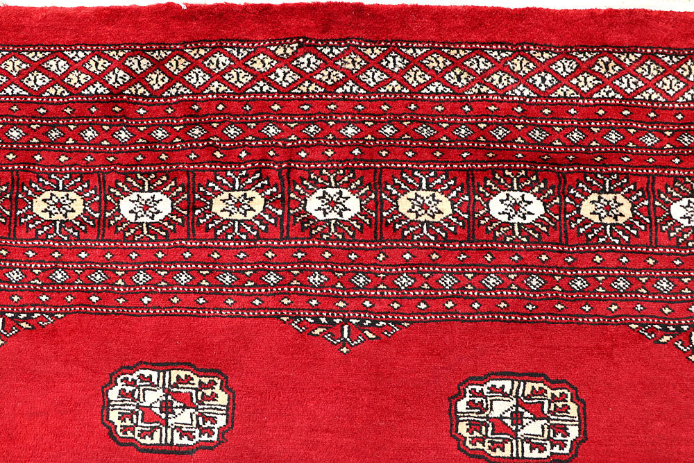 Red Bokhara 6' 9 x 6' 10 - No. 60827 - ALRUG Rug Store