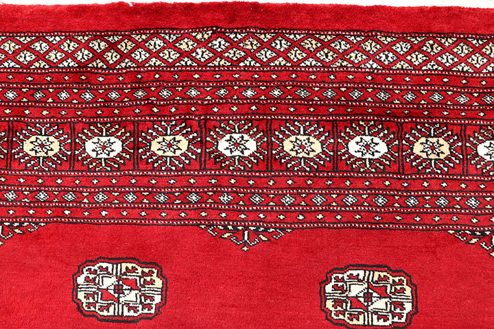 Red Bokhara 6' 9 x 6' 10 - No. 60827 - ALRUG Rug Store