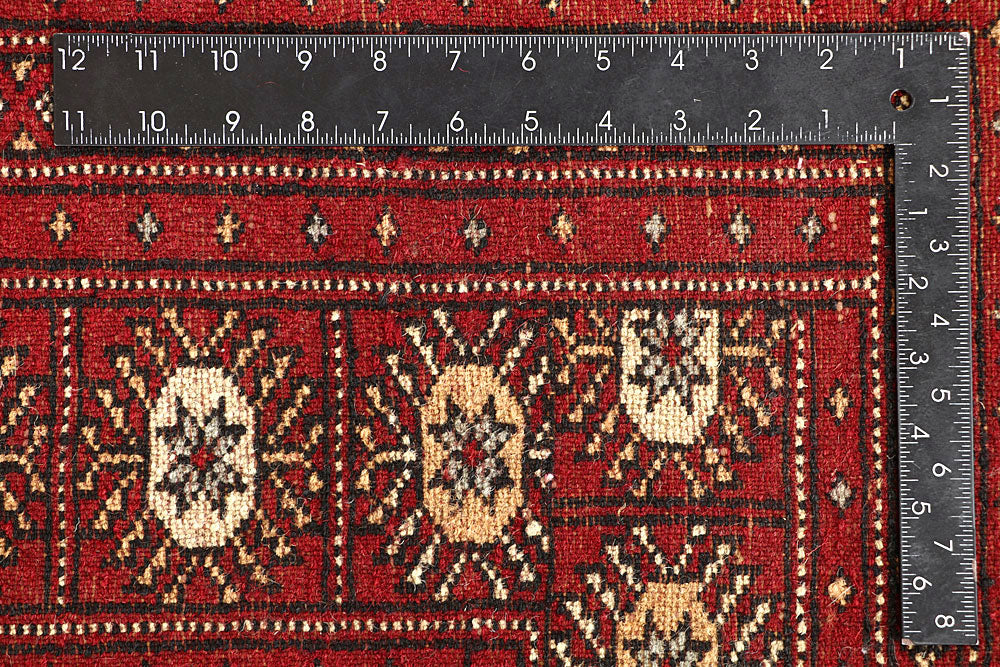 Red Bokhara 6' 9 x 6' 10 - No. 60827 - ALRUG Rug Store