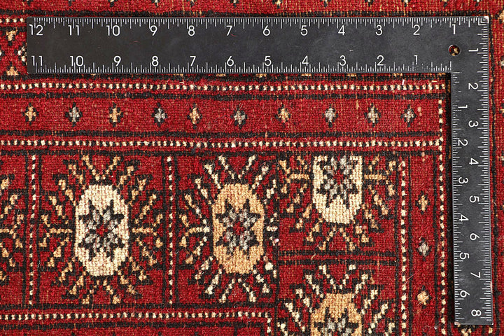 Red Bokhara 6' 9 x 6' 10 - No. 60827 - ALRUG Rug Store