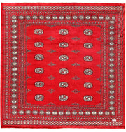 Red Bokhara 6' 9 x 6' 10 - No. 60827 - ALRUG Rug Store