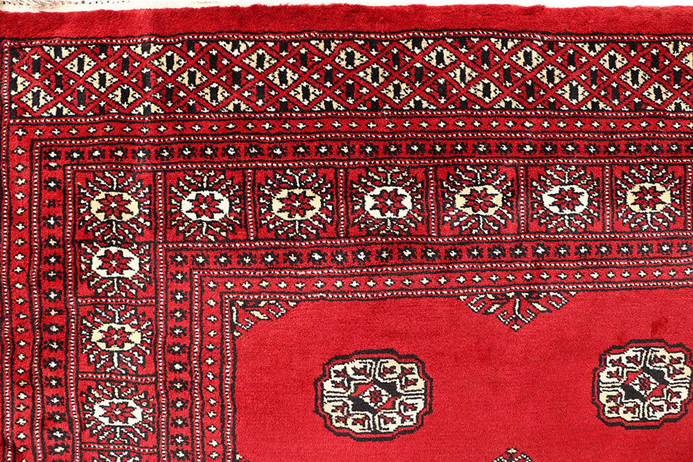 Red Bokhara 6' 8 x 6' 7 - No. 60828 - ALRUG Rug Store