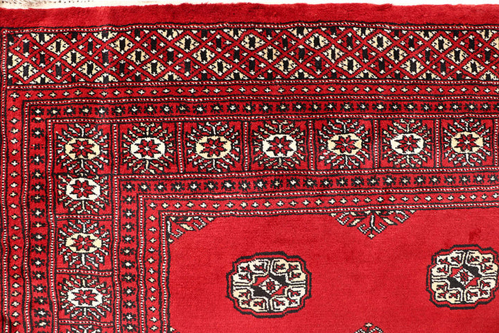 Red Bokhara 6' 8 x 6' 7 - No. 60828 - ALRUG Rug Store