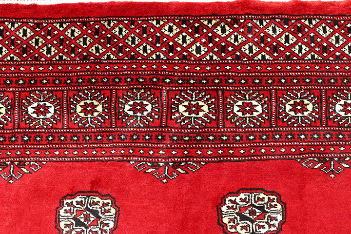 Red Bokhara 6' 8 x 6' 7 - No. 60828 - ALRUG Rug Store