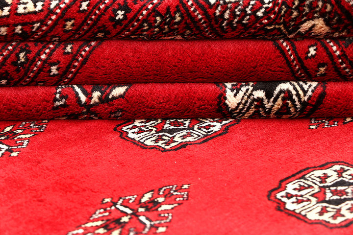 Red Bokhara 6' 8 x 6' 7 - No. 60828 - ALRUG Rug Store