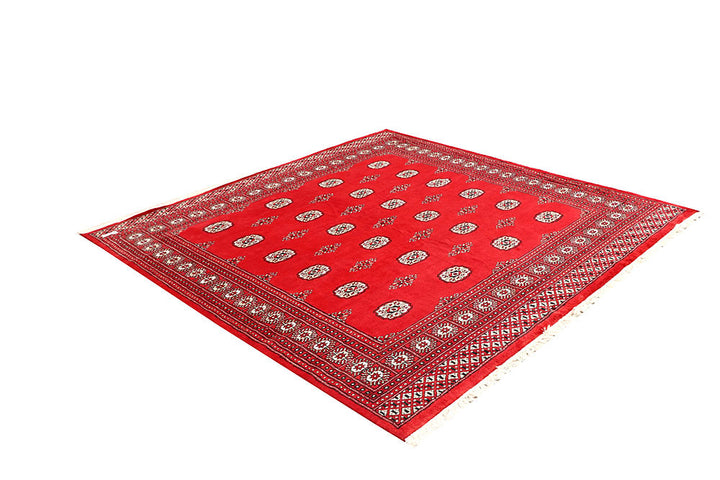 Red Bokhara 6' 8 x 6' 7 - No. 60828 - ALRUG Rug Store