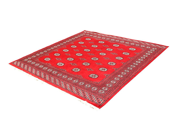Red Bokhara 6' 8 x 6' 7 - No. 60828 - ALRUG Rug Store