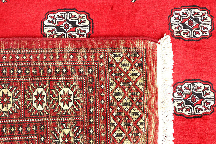 Red Bokhara 6' 8 x 6' 7 - No. 60828 - ALRUG Rug Store