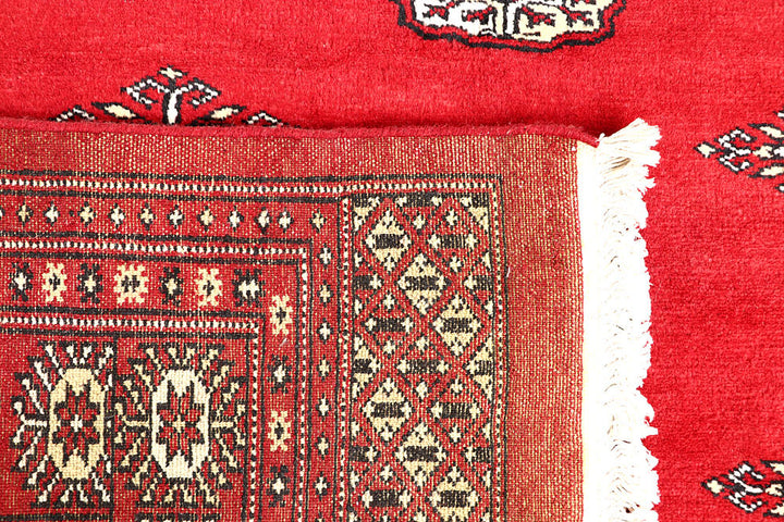 Red Bokhara 6' 8 x 6' 10 - No. 60829 - ALRUG Rug Store
