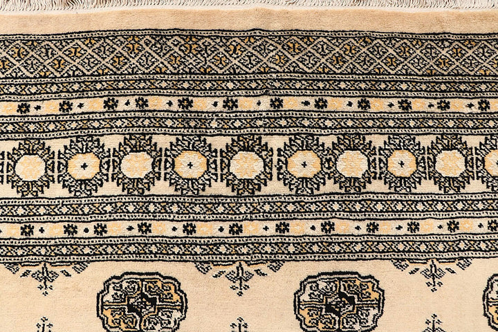 Blanched Almond Bokhara 6' 6 x 7' - No. 60830 - ALRUG Rug Store